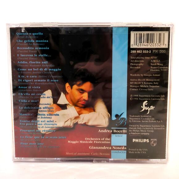 Andrea Bocelli Aria - The Opera Album Audio CD Album Brand New Sealed - Picture 2 of 2